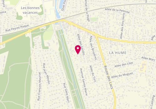 Plan de BENDERITTER Marc, 30 Avenue Sainte-Marie, 33470 Gujan-Mestras