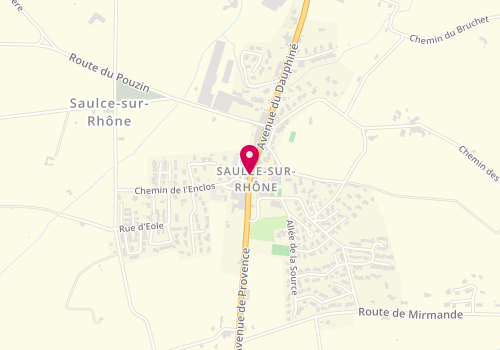 Plan de MIRALLES Olivier, 3 Avenue du Dauphine, 26270 Saulce-sur-Rhône