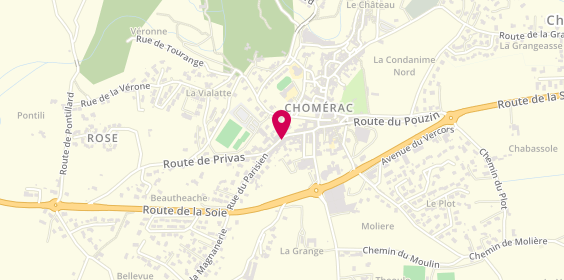 Plan de GALLARD Floriane, 139 Route de Privas, 07210 Chomérac