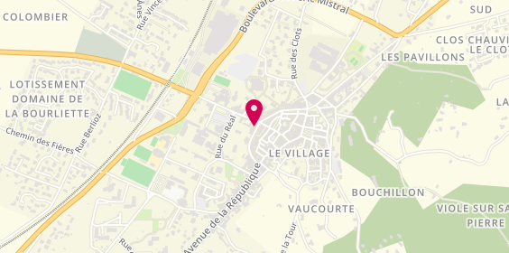 Plan de CHAUVEAU Jean, 68 Avenue de la Republique, 26270 Loriol-sur-Drôme