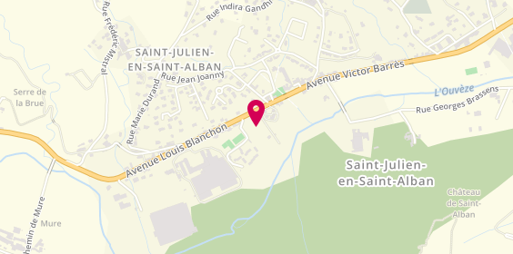 Plan de HERITIER Davy, 45 Impasse de l'Ouveze, 07000 Saint-Julien-en-Saint-Alban