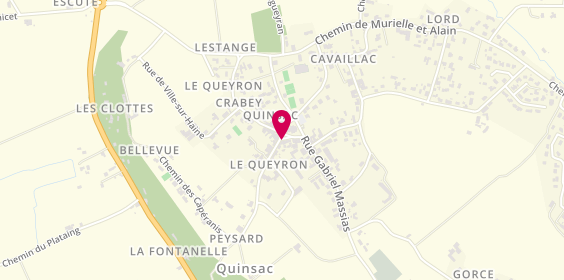 Plan de HEYSE Clémence, 15 Place Aristide Briand, 33360 Quinsac