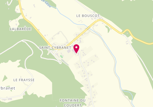 Plan de MONTEIRO Catarina, Route de Daglan, 24250 Saint-Cybranet
