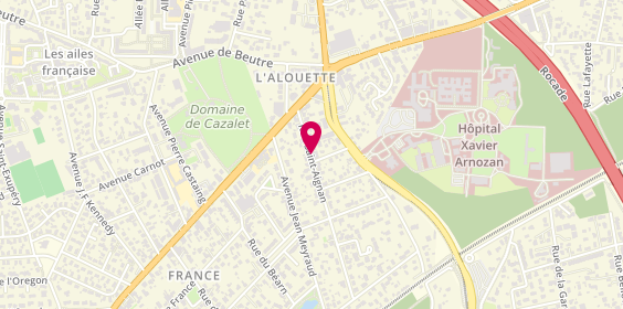 Plan de TOUPET Julien, 14 Avenue Saint Aignan, 33600 Pessac