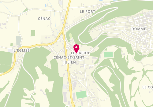 Plan de HOSTE Elodie, 220 Rue Lucien de Maleville, 24250 Cénac-et-Saint-Julien