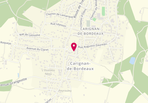 Plan de FAGNIOT Laetitia, 42 Rue de Lartigotte, 33360 Carignan-de-Bordeaux