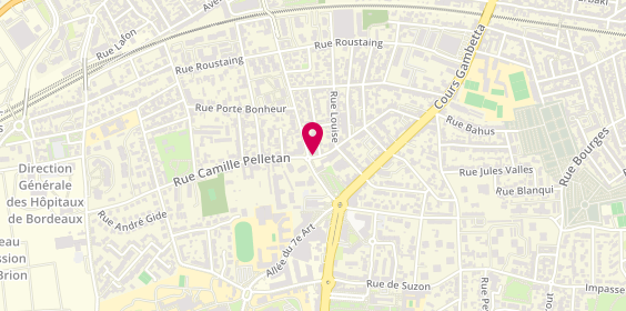 Plan de POUTAYS Camille, 83 Rue Pierre Renaudel, 33400 Talence