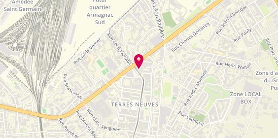 Plan de BELLEC Mélanie, 25 Rue des Terres Neuves, 33130 Bègles