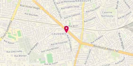 Plan de LAFITTE Sylvain, 14 Rue de Cauderes, 33800 Bordeaux