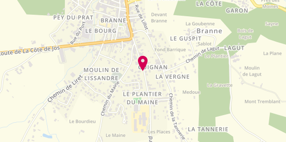 Plan de DRAPEAU Alain, 21 Rue du Fort Bayard, 33420 Branne