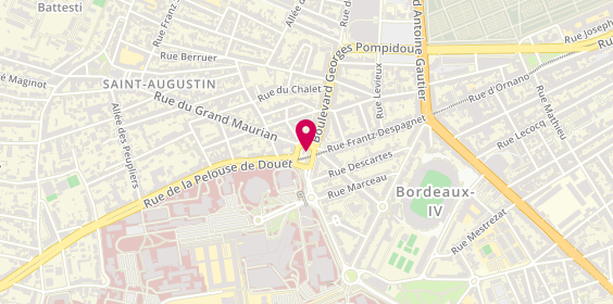 Plan de DELQUIE Antoine, Place Amelie Raba Leon, 33076 Bordeaux