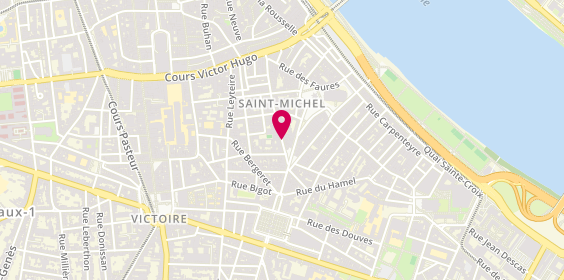 Plan de FAGET Brice, 74 Rue des Menuts, 33000 Bordeaux