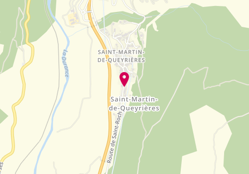 Plan de THOMET-VERNAY Marine, 139 Route de Saint-Roch, 05120 Saint-Martin-de-Queyrières