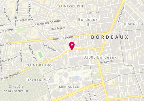 Plan de GARAT Karen, 74 Rue Georges Bonnac, 33000 Bordeaux