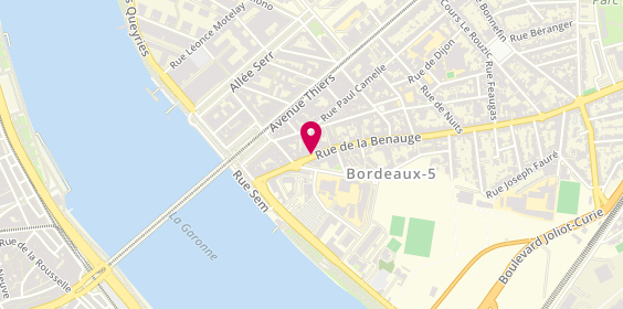 Plan de DESBORDES Alexandre, 32 Rue de la Benauge, 33100 Bordeaux