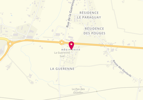 Plan de BERAUD Magda, 11 Lotissement du Haut Terrier, 33220 Saint-Avit-Saint-Nazaire