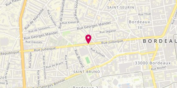 Plan de CAHUZAC Mathieu, 288 Bis Rue Judaïque, 33000 Bordeaux