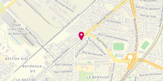 Plan de CUFFOLO Alexis, 271 Bis Avenue Thiers, 33100 Bordeaux