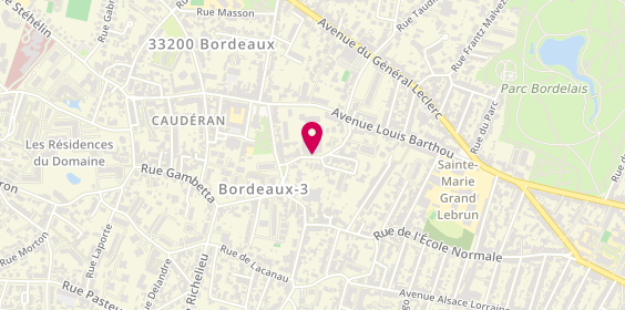 Plan de DUCEPT Yves, 41 Rue de la Dauphine, 33200 Bordeaux