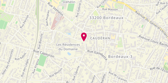 Plan de Masseur Kinesitherapeute, 7 Rue Longchamps, 33200 Bordeaux