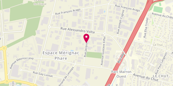 Plan de FERREIRA Vincent, 11 Rue Jacquard, 33700 Mérignac