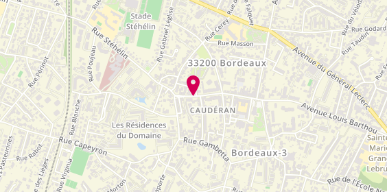 Plan de CAUJOLLE Eric, 223 Avenue Louis Barthou, 33200 Bordeaux