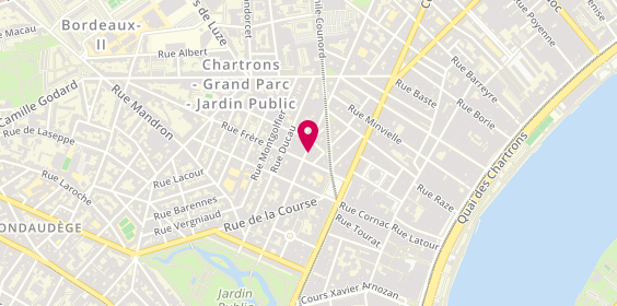 Plan de BERNARD Sylvain, 64 Rue du Jardin Public, 33000 Bordeaux