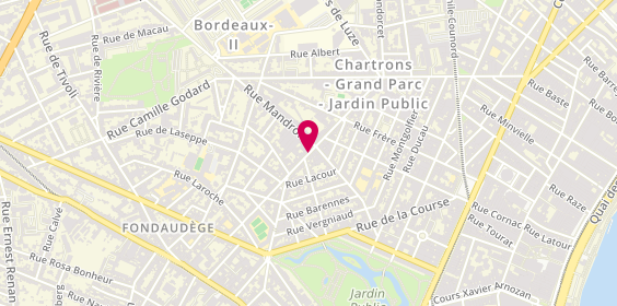 Plan de BIENES Léo, 69 Rue Lagrange, 33000 Bordeaux