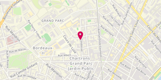 Plan de VIVENOT Mathilde, 43 Rue Condorcet, 33300 Bordeaux