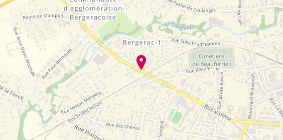 Plan de BOURDAIN Xavier Pierre, 1 Rue du Marechal Foch, 24100 Bergerac