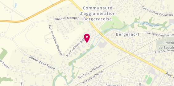Plan de DELMAS-TAMINOT Valérie, 20 Rue Paul Langevin, 24100 Bergerac