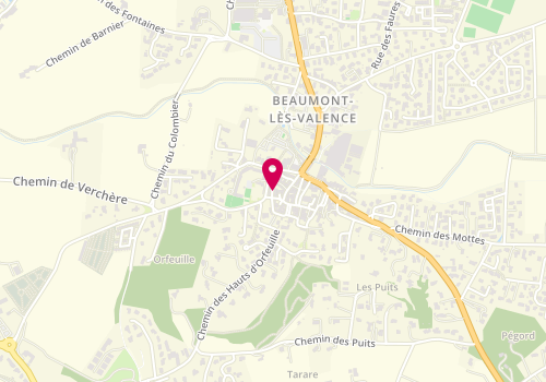 Plan de GARRIGOS Nicolas, 15 Rue des Remparts, 26760 Beaumont-lès-Valence