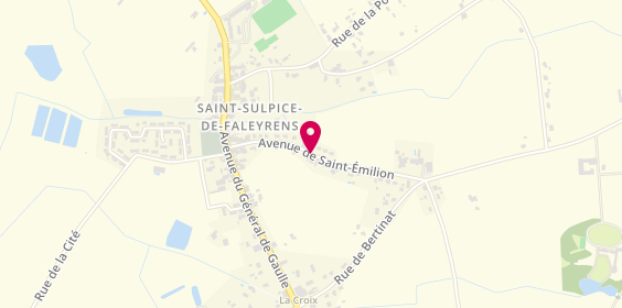Plan de SOULET Etienne, 12 Avenue de Saint-Emilion, 33330 Saint-Sulpice-de-Faleyrens
