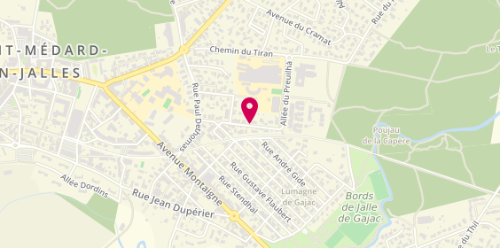 Plan de MOLIS Vincent, 12 A Allee du Preuilha, 33160 Saint-Médard-en-Jalles