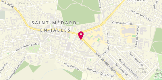 Plan de COUTREAU Emmanuelle, 166 Avenue Montaigne, 33160 Saint-Médard-en-Jalles