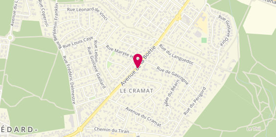 Plan de BRASSIE Camille, 73 Avenue de la Boetie, 33160 Saint-Médard-en-Jalles
