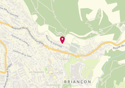 Plan de MUNOZ-PIERONI Laurence, 12 Route de Grenoble, 05100 Briançon