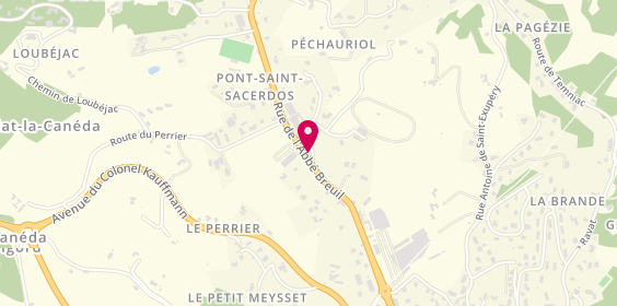 Plan de GUELLIER Ferdinand, 88 Route de l'Abbe Breuil, 24200 Sarlat-la-Canéda