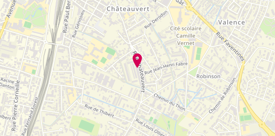 Plan de SCHRODER Camille, 114 Rue Chateauvert, 26000 Valence