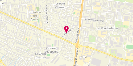Plan de SERMET Alain-Laurent, 10 Rue de Peyrus, 26000 Valence
