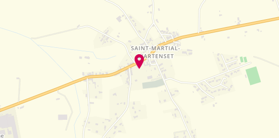 Plan de DE BRITO Angèla, Bourg, 24700 Saint-Martial-d'Artenset