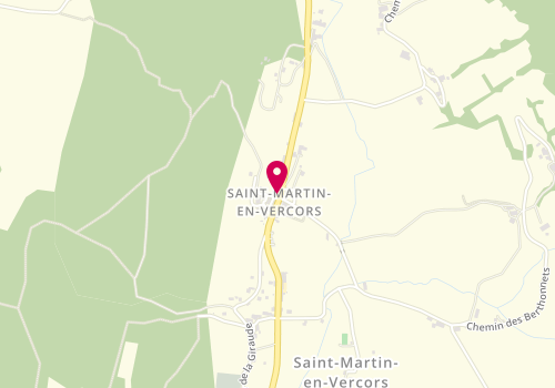 Plan de UGHETTO Julien, 5 Place du Tilleul, 26420 Saint-Martin-en-Vercors