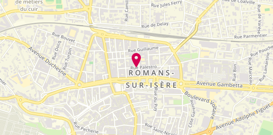 Plan de ROSTAING CAPAILLON JULIEN, 42 Rue Palestro, 26100 Romans-sur-Isère