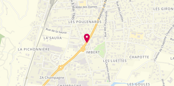 Plan de JUGE Damien, 63 Avenue de Nimes, 07300 Tournon-sur-Rhône