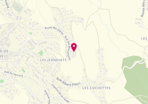 Plan de LECOMTE Sylvie, 28 Rue des Agnelons, 38250 Villard-de-Lans
