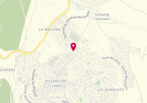Plan de DREVARD Nadège, 408 Avenue du Général de Gaulle, 38250 Villard-de-Lans