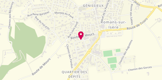 Plan de DELAIRE Arnaud, 20 Rue Pierre Charignon, 26750 Génissieux