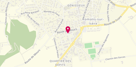 Plan de LE Vern Lyne, 395 Rue Frederic Penelon, 26750 Génissieux