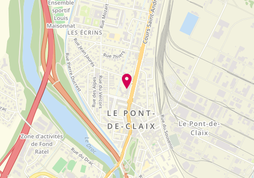 Plan de PAMIES Chantal, 7 Cours Saint André, 38800 Le Pont-de-Claix
