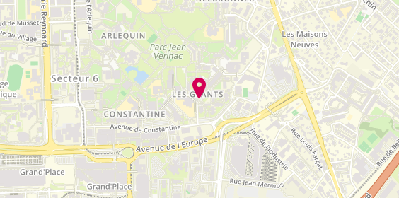 Plan de AZAN Emmanuel, 21 Place des Geants, 38100 Grenoble